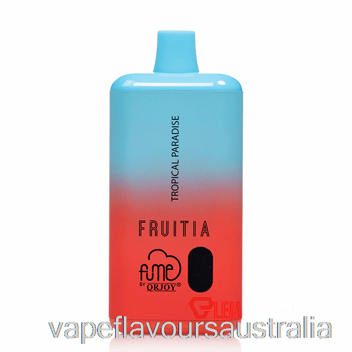 Vape Nicotine Australia Fruitia x Fume 8000 Disposable Tropical Paradise